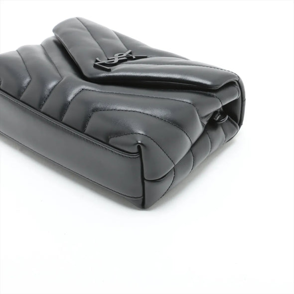 Saint Laurent Black Quilted Calfskin Leather Toy Loulou Bag [Clearance Sale]