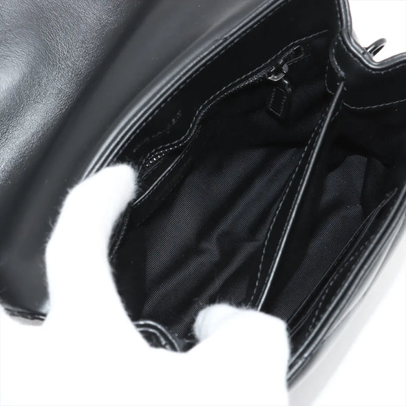 Saint Laurent Black Quilted Calfskin Leather Toy Loulou Bag [Clearance Sale]