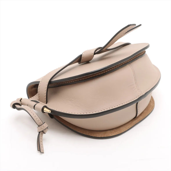 Loewe Beige Calfskin Leather Mini Gate Bag [Clearance Sale]