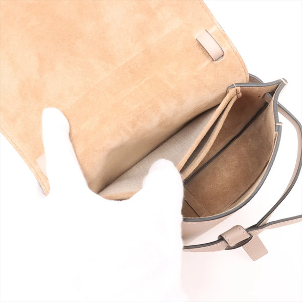 Loewe Beige Calfskin Leather Mini Gate Bag [Clearance Sale]