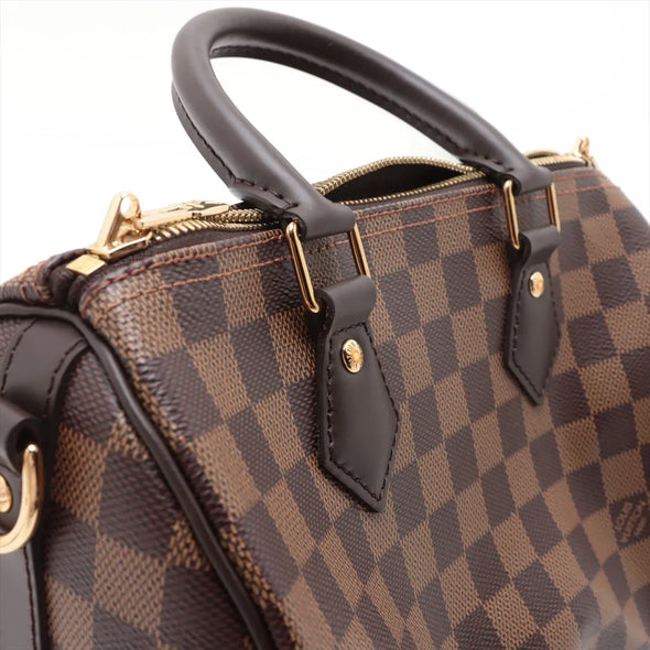 Louis Vuitton Damier Ebene Canvas Speedy 25 Bandouliere [Clearance Sale]