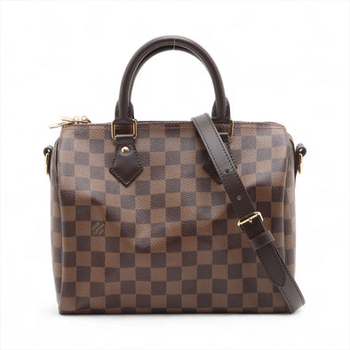 Louis Vuitton Damier Ebene Canvas Speedy 25 Bandouliere [Clearance Sale]