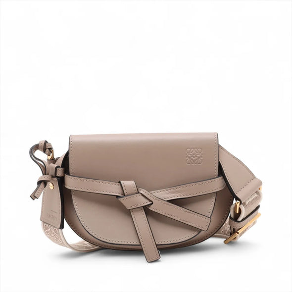 Loewe Beige Leather Mini Gate Bag [Clearance Sale]