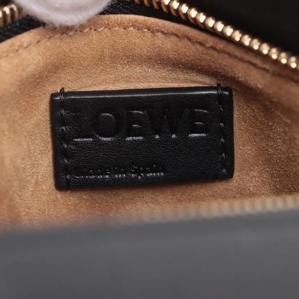 Loewe Black Leather Small Puzzle Bag  [Clearance Sale]