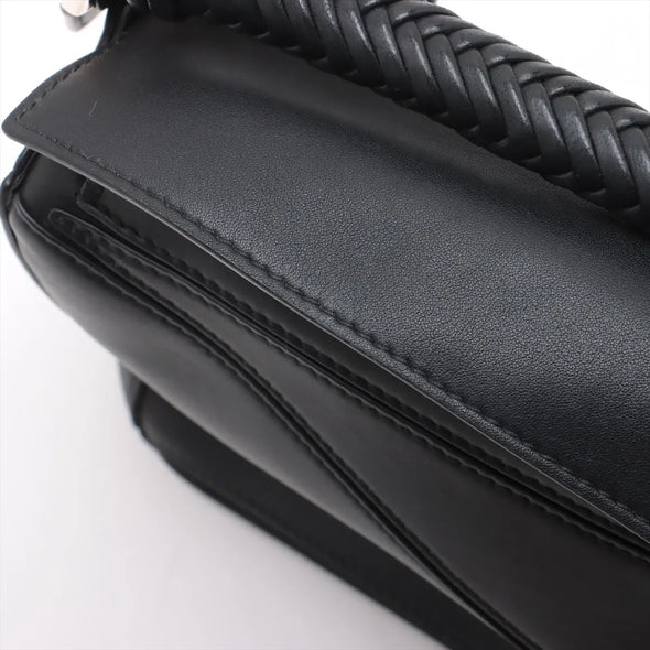Loewe Black Leather Small Puzzle Bag  [Clearance Sale]