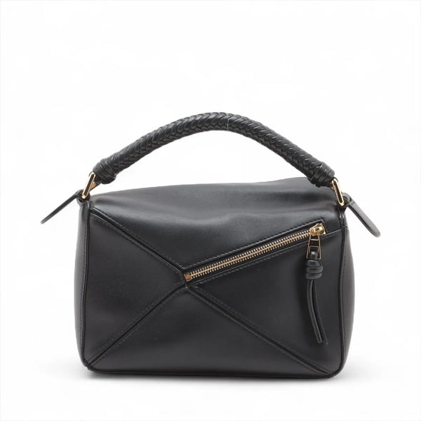 Loewe Black Leather Small Puzzle Bag  [Clearance Sale]