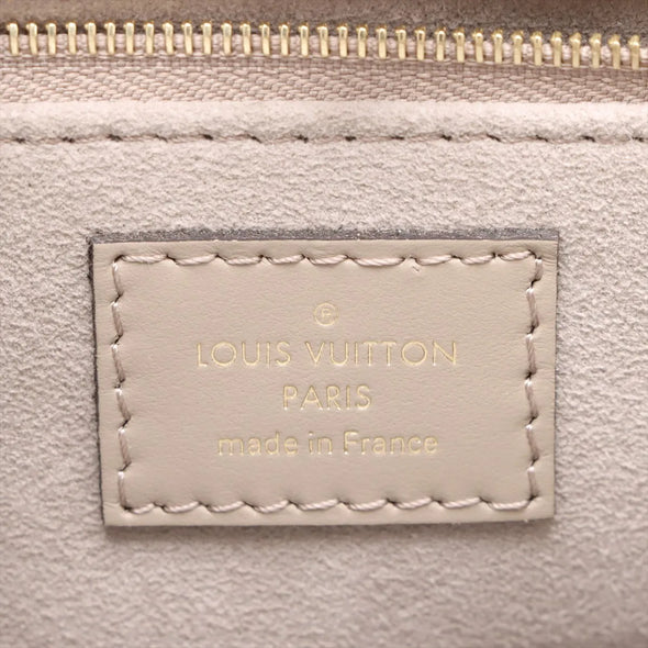 Louis Vuitton Beige Monogram Empreinte Leather OnTheGo MM [Clearance Sale]