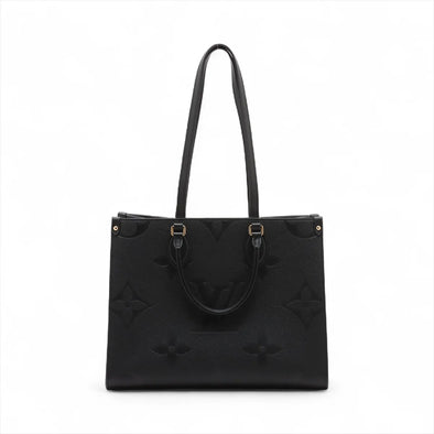 Louis Vuitton Black Monogram Empreinte Leather OnTheGo MM [Clearance Sale]