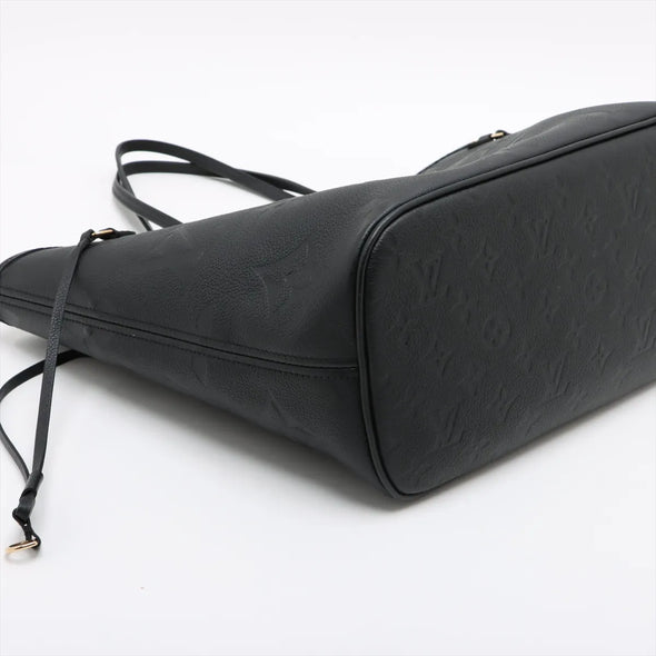 Louis Vuitton Noir Monogram Empreinte Leather Neverfull MM [Clearance Sale]