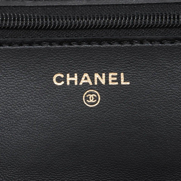Chanel Black Nappa Lambskin Wallet On Chain [Clearance Sale]