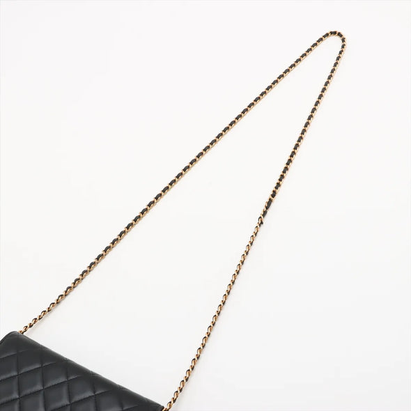 Chanel Black Nappa Lambskin Wallet On Chain [Clearance Sale]