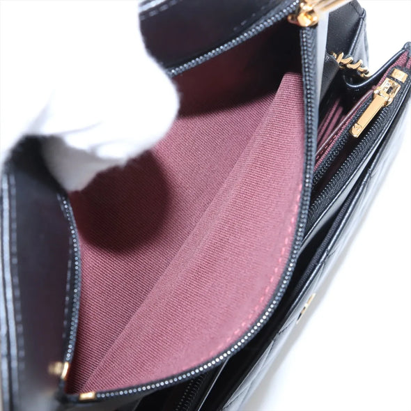 Chanel Black Nappa Lambskin Wallet On Chain [Clearance Sale]