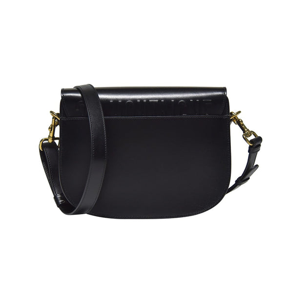 Black Box Calfskin Leather Medium Dior Bobby Bag - 3