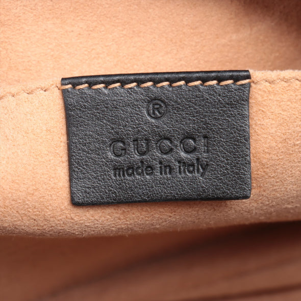 Gucci Black Leather GG Marmont Small Camera Bag [Clearance Sale]