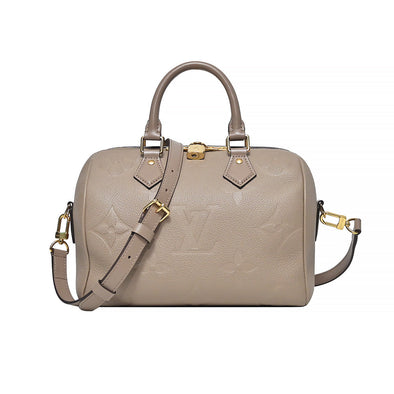 Louis Vuitton Speedy 25 bandouliere cognac empreinte monogram