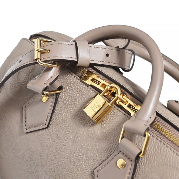 Tourterelle Monogram Empreinte Leather Speedy Bandouliere 25 - 3 (Rented Out)