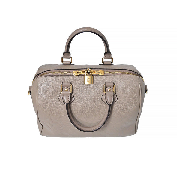 Tourterelle Monogram Empreinte Leather Speedy Bandouliere 25 - 4 (Rented Out)