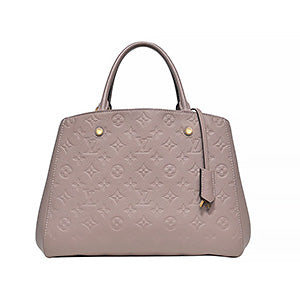 Louis Vuitton Beige Rose Monogram Empreinte Leather Montaigne MM Louis  Vuitton