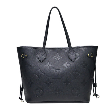 Noir Monogram Empreinte Leather Neverfull MM - 3