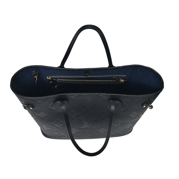 Noir Monogram Empreinte Leather Neverfull MM - 3 (Rented Out)