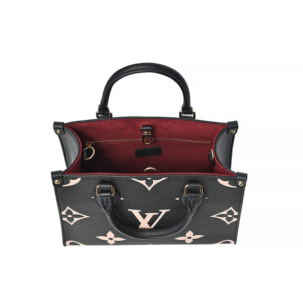 Black Beige Bicolour Monogram Empreinte On The Go PM - 2 (Rented Out)