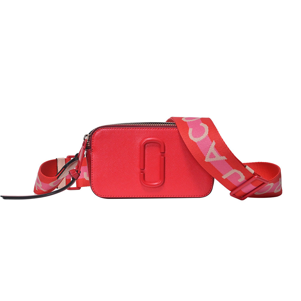 The Snapshot New Red Multi Leather Camera Bag