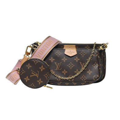 Rose Clair Monogram Canvas Multi Pochette - 4