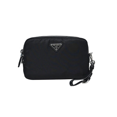 Nero Vela Saffiano Leather Medium Pouch with Wristlet - 4 (Rented Out)