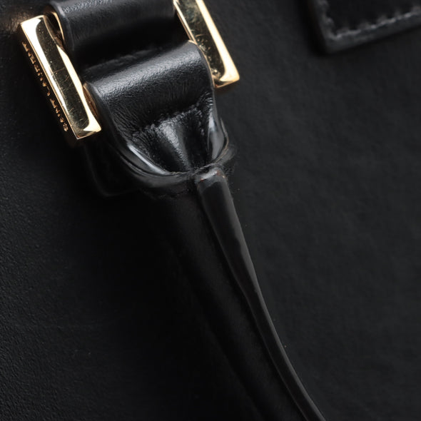 Saint Laurent Black Leather Baby Cabas [Clearance Sale]