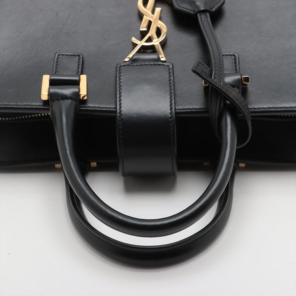 Saint Laurent Black Leather Baby Cabas [Clearance Sale]