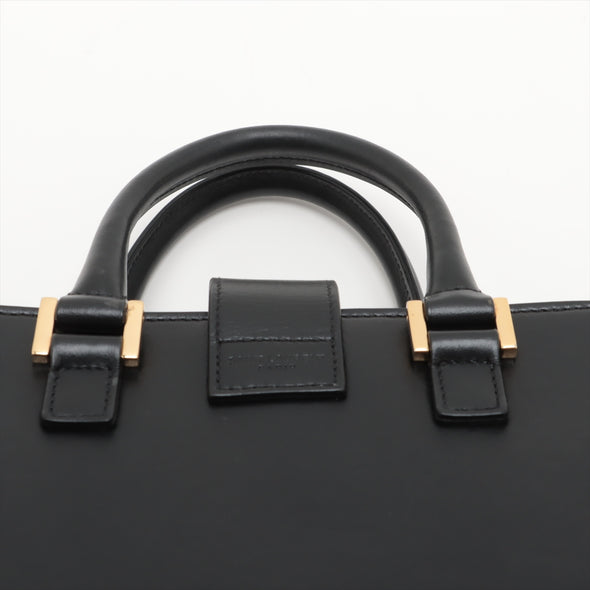 Saint Laurent Black Leather Baby Cabas [Clearance Sale]