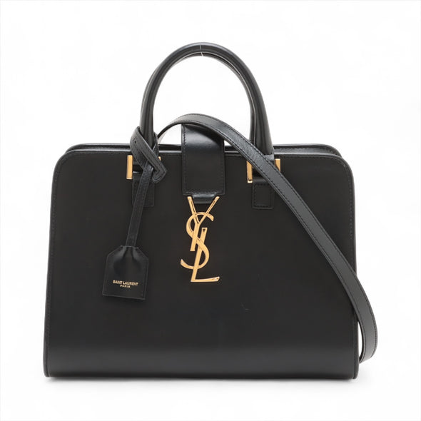 Saint Laurent Black Leather Baby Cabas [Clearance Sale]