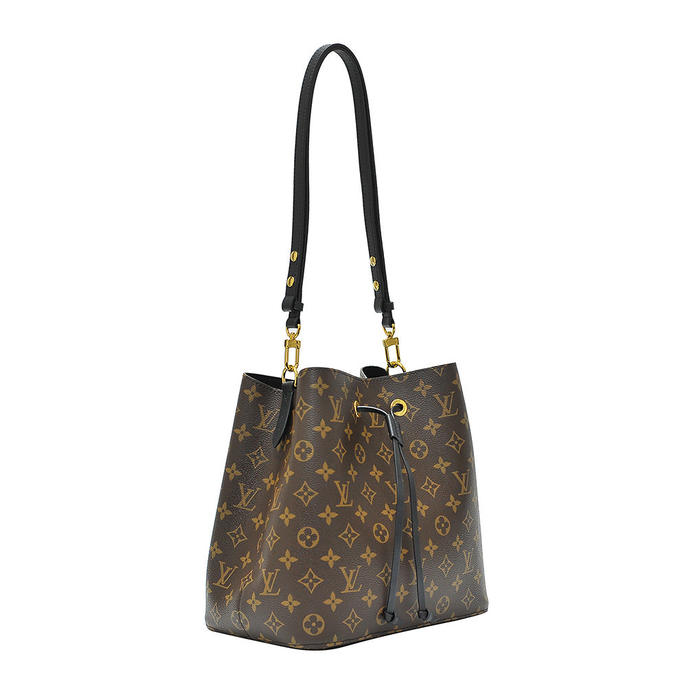 Louis Vuitton Noir Monogram Canvas NeoNoe MM [4-Month Instalment
