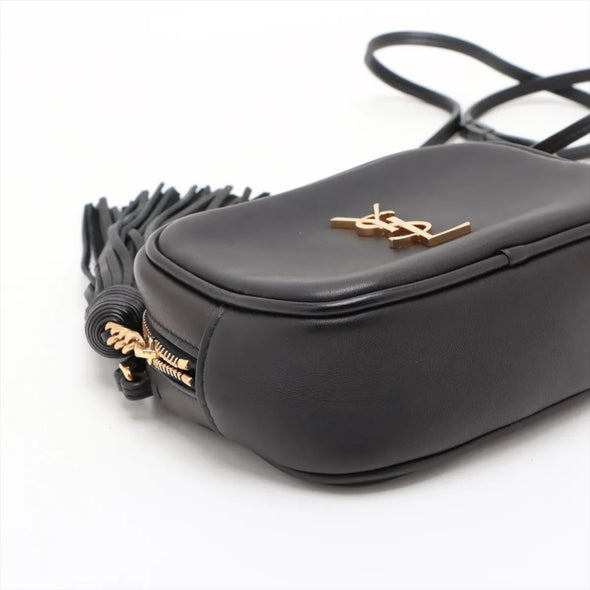 Saint Laurent Black Leather Blogger Camera Bag  [Clearance Sale]
