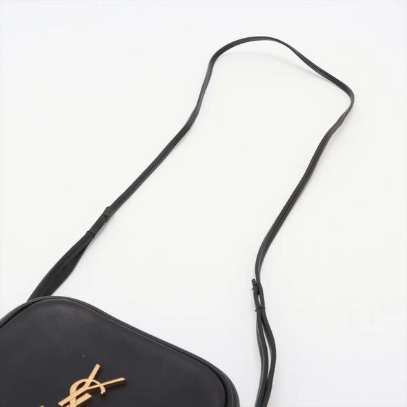 Saint Laurent Black Leather Blogger Camera Bag  [Clearance Sale]