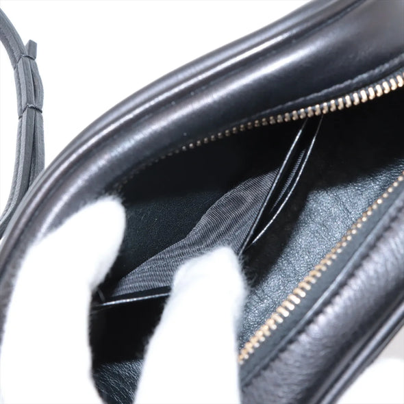 Saint Laurent Black Leather Blogger Camera Bag  [Clearance Sale]