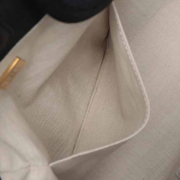 Chanel Black Canvas Deauville MM Shopping Tote [Clearance Sale]