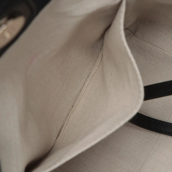 Chanel Black Canvas Deauville MM Shopping Tote [Clearance Sale]