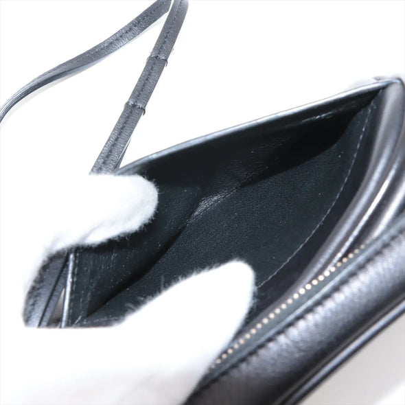 Saint Laurent Black Leather Blogger Camera Bag  [Clearance Sale]
