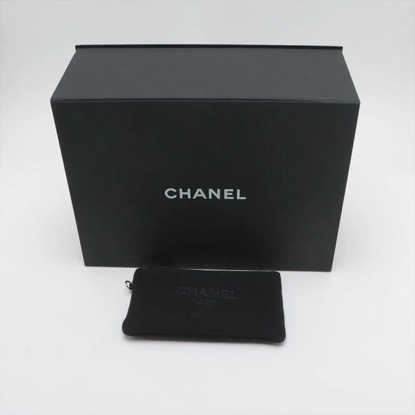 Chanel Black Canvas Deauville MM Shopping Tote [Clearance Sale]
