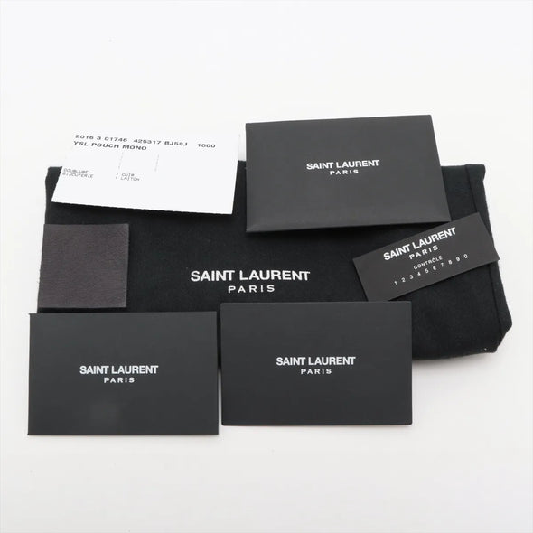 Saint Laurent Black Leather Blogger Camera Bag  [Clearance Sale]