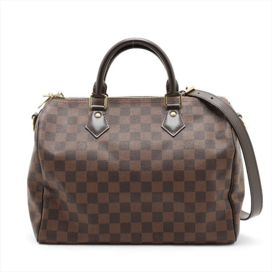 Louis Vuitton Damier Ebene Canvas Speedy Bandouliere 30  [Clearance Sale]
