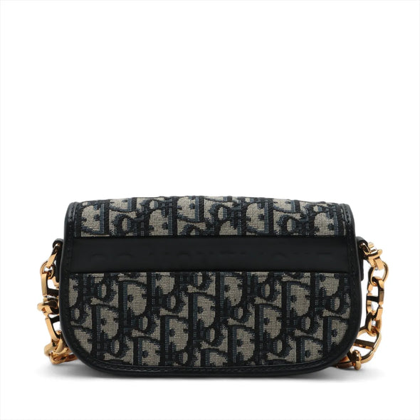 Christian Dior Blue Dior Oblique Jacquard 30 Montaigne Avenue Bag [Clearance Sale]