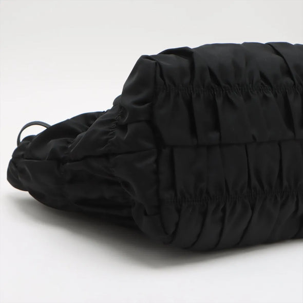 Prada Black Tessuto Gaufre Shoulder Bag  [Clearance Sale]