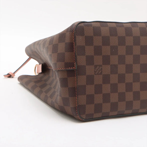 Louis Vuitton Pink Damier Ebene Canvas Neonoe MM   [Clearance Sale]