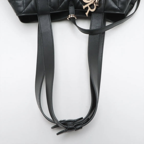 Christian Dior Black Macrocannage Leather Medium Dior Toujours Bag  [Clearance Sale]