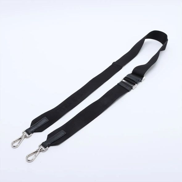 Prada Black Re-Nylon and Saffiano Leather Shoulder Bag [Clearance Sale]