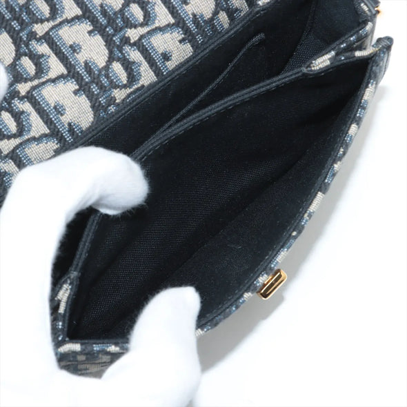 Christian Dior Blue Dior Oblique Jacquard 30 Montaigne Avenue Bag [Clearance Sale]