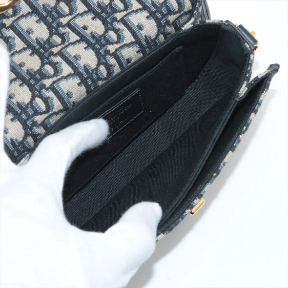 Christian Dior Blue Dior Oblique Jacquard 30 Montaigne Avenue Bag [Clearance Sale]