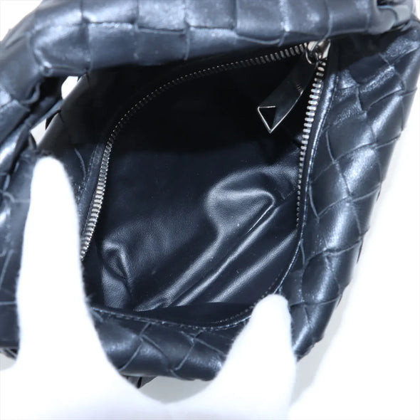 Bottega Veneta Black Intrecciato Mini Jodie  [Clearance Sale]